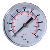 Jabsco CW218/7 - Pressure Gauge 0-7 Bar