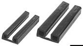Osculati 44.483.01 - PVC Rubbing Strake Black 55x21 mm (24 m)