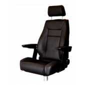 Helm Chair Mahler Black Leather