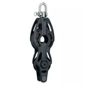 Harken 3242 - 75mm Black Magic Spriddle Block Swivel, Becket
