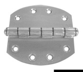 Osculati 38.921.10 - Large Precision-Cast Hinge Rounded 51x51x102 mm