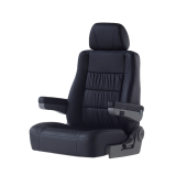 Helmsman's Seat San Diego Dark Blue Leather Without Base