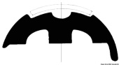 Osculati 44.480.36 - White PVC profile base 46 mm (24 m)