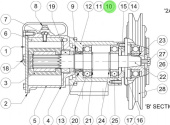 Jabsco 50273-0000 - Bearing Housing Spare Part