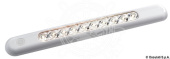 Osculati 12V IP66 Free-standing LED Light Fixture with Switch 310x40x11.5 mm White - 13.192.10