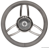 Osculati 45.169.02 - Blitz Steering Wheel With Soft Polyurethan Ring Grey