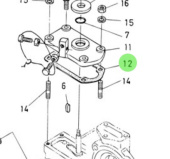 Nanni Diesel 970302029 - Speed Control Cover Gasket for Accelerator Assembly