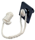 Allpa Stainless Steel Spring Loaded Fender Hook, Bore Ø35mm, Depth 60mm, Outer Ø47mm