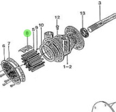 Nanni Diesel 970303674 - Sea Water Pump Cam for HE and N Series Engines