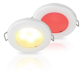 Hella Marine Euroled 75 Two Colors Spotlight Plastic - Red Light / Warm White