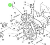 Nanni Diesel 970312949 - Timing Gear Case Assembly for N4.60 and 4.200TD Engines