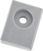Zinc Anode Suzuki Outboard, Small Block (OEM 55320-95310)
