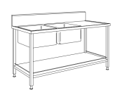 Baratta TV2 Marine Table With Sink