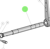 Alamarin Jet 10970 - Steering Shaft for Jet-340 Water Jets
