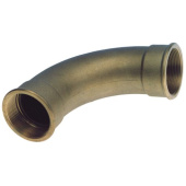 Allpa Brass 45° Bend, 2", Inner Thread
