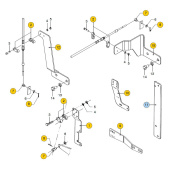 Vetus STM9742 - Support Push-Pull Cable ZF25/45/63/80 (A)