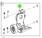 Bukh 00115-5S120 - Alternator Bracket for S270J Engines
