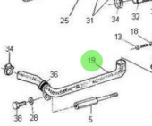 Nanni Diesel 970307810 - Heat Exchanger Hose for HE Series Engines