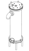 Parker 0700100500-04 Split Annulus for FRP Filter