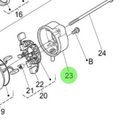 Nanni Diesel 970314946 - Starter Support Assembly for N4.85 and N4.100 Engines