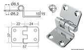 Osculati 38.441.55 - Overhang Hinge 57x37x10 mm