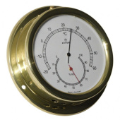 Altitude Thermometer/Hygrometer Brass Ø127 mm