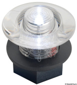 Osculati 12V IP67 Clear LED Courtesy Light Ø38 mm, Polycarbonate, Recess Mounting