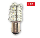 Allpa Plastic LED Cabin Light, Built-in, With Eye-balled Rotation 360º, 9-30v / 1w, Warm White