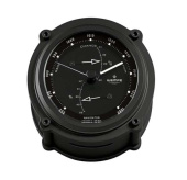 Wempe CW550012 - Navigator II Aluminum Black Elodiced Baro/Therm/Hygr 130 X 70mm Black/White Luminova