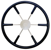 Vetus KS55Z - Steering Wheel KS55Z, Polyurethane, Black, 55cm