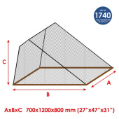 Waterline Design 1740 - Waterline Mosquito Net Entrance 120x70x80 cm