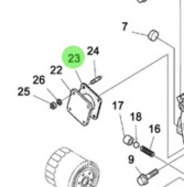 Nanni Diesel 970312956 - Hour Meter Gasket for Timing Gear Case