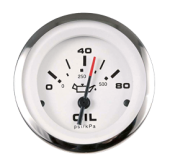 Veethree 59653F - Lido Pro Oil Pressure Meter 80PSI (SW)