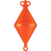 Plastimo 43429 - Mooring buoy with eyelets orange Ø 28 cm