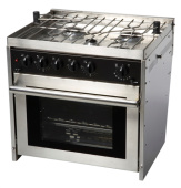 Force 10/ENO F62551 - Stainless Steel 5 Burner Oven USA Standard