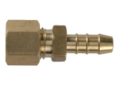 Talamex Gas Fitting Straight With 8mm Hosetail