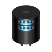 Lopolight 301-140ST-B-RPM - Navigation Light 60° Blue Steering, Double Dimmable via RPM Control, Black