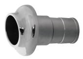 Allpa Stainless Steel Skin Fitting For Exhaust With Rubber Non-return Valve, Ø90mm, Flange Ø131mm
