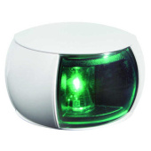 Hella Marine 2LT 980 520-211 2 NM NaviLED Starboard Navigation Lamp, Green, White Shroud, Coloured Lens (120mm Cable)