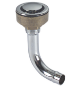 Foresti & Suardi 242D.DX.C - Angled Tank Air Vent for Hose Ø 22 mm Chrome
