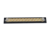 Talamex Busbar 10 Ways, 146 x 32 x 27mm, Max 120A