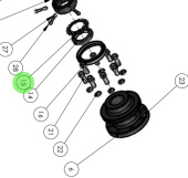 Alamarin Jet L0311 - Lock Washer for Jet-340 Water Jets