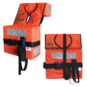 Lalizas 72214 - Foam Folding Lifejacket Compact, SOLAS/MED-MER, Orange, 43-140kg