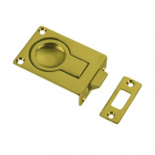 Foresti & Suardi Lift Ring Flush Mounted with Lock Brass