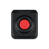 Antal 251.035AR - Aluminum Switch With Red Rubber Top
