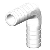 TruDesign Hose Connector 90° - 19 mm, White