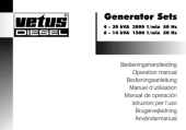 Vetus STM0139 - Operation Manual for Vetus Diesel Generator Sets 50Hz