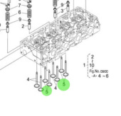 Nanni Diesel 970314815 - Exhaust Valve for N4.85 and N4.100 Engines