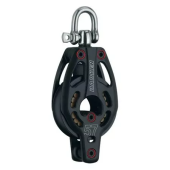 Harken 3229 - 57mm Black Magic 1-Sheave Aluminum Low-Load Block Swivel, Becket