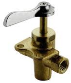 Allpa Brass 3-Way Fuel Valve, 3/8", 12-15mm